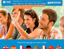 Tablet Screenshot of languagetrainers.com.au