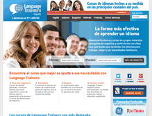 Tablet Screenshot of languagetrainers.es
